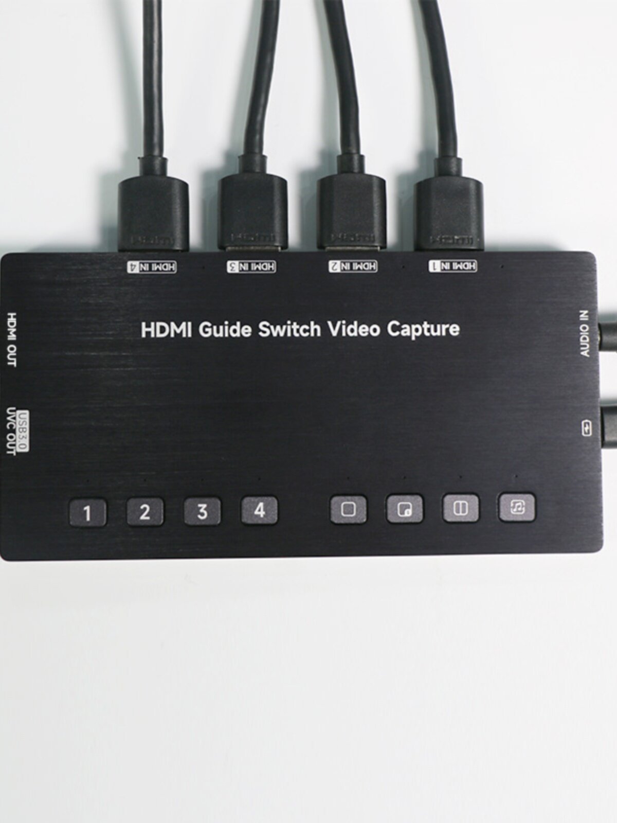 HENIAO HEMIAO MAGIC WAND 4방향 HDMI 고화질 비디오 라이브 스위칭 캡처 카드는 라이브 방송 1080P 교육을 안내할 수 있습니다