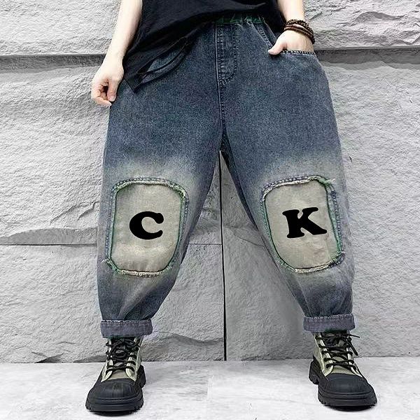 儿童牛仔裤2025春秋新款