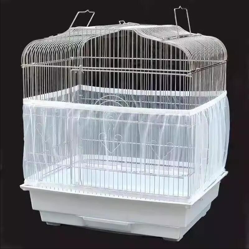 鹦鹉笼防溅网防飞羽毛防贱罩食物往外散鸟笼清洁卫生鸟笼网罩衣