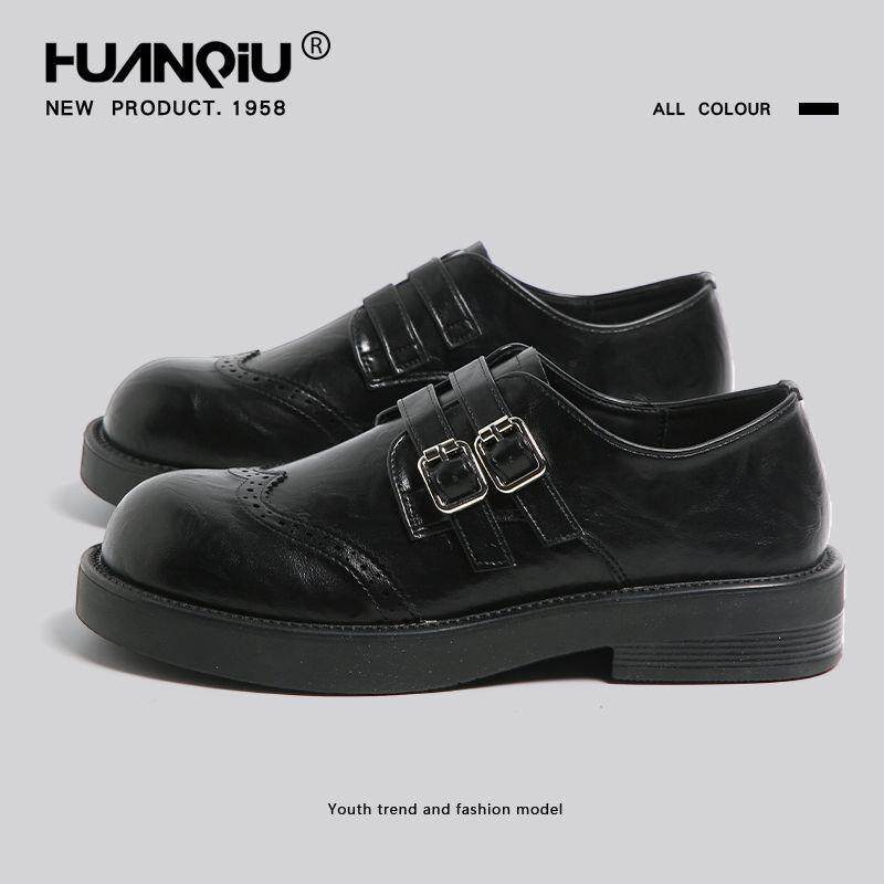 环球百搭厚底乐福鞋女2026春秋新款一脚蹬小皮鞋时尚百搭单鞋,女鞋,浅口单鞋,淘宝优惠券,粉丝福利购,淘宝优惠卷