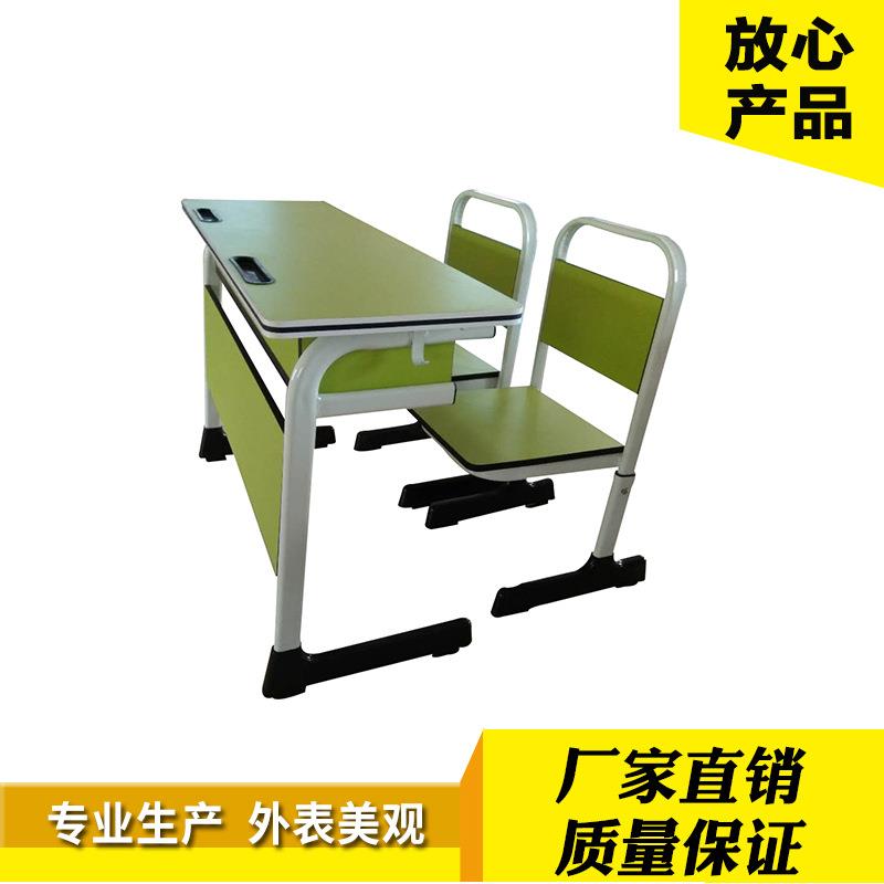 现代简约学生课桌椅学校学习桌椅英语培训班辅导班桌椅双人课桌椅