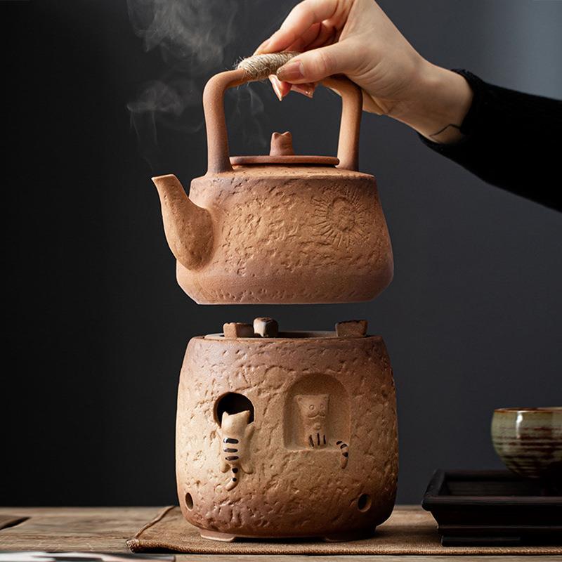 围炉煮茶烤火炉套装器具全套家用室内炭炉烧烤炉碳炉户外煮茶炉子