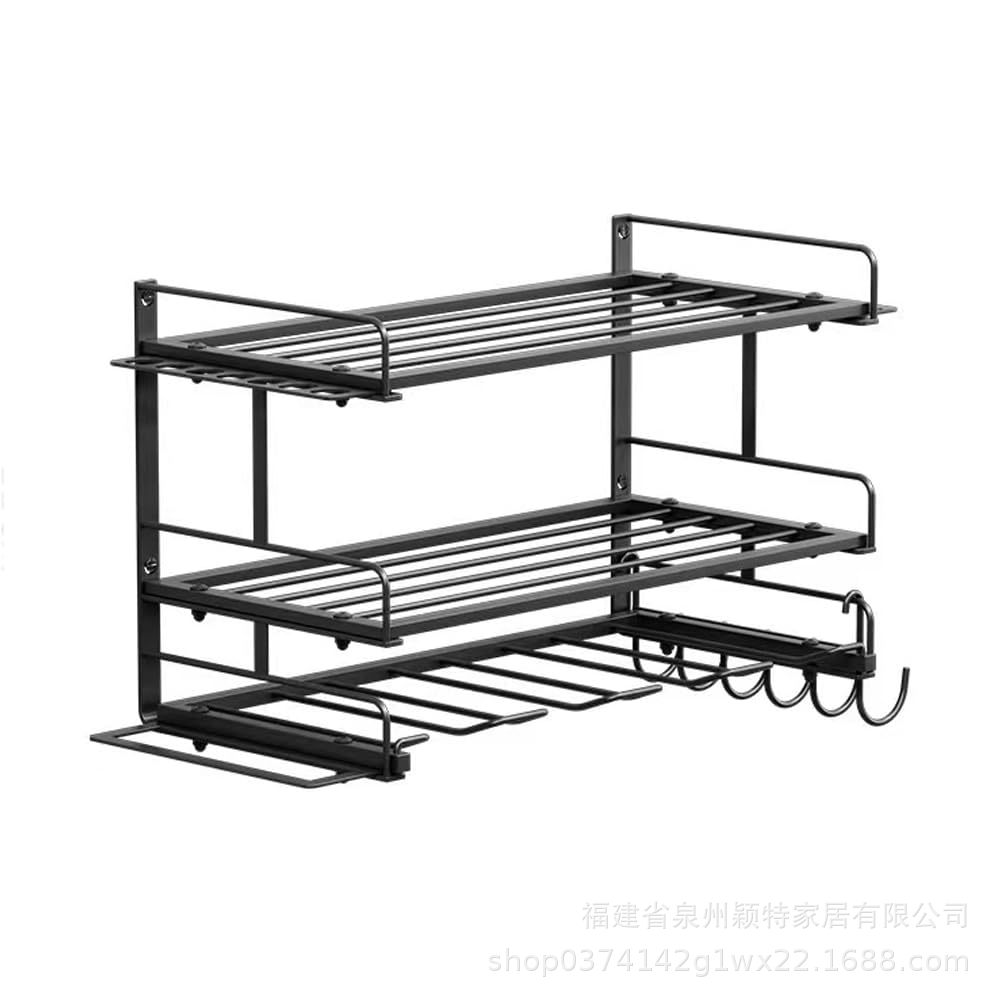 亚马逊新款壁挂式电钻架收纳架简约电动工具存储架铁艺电钻架批发