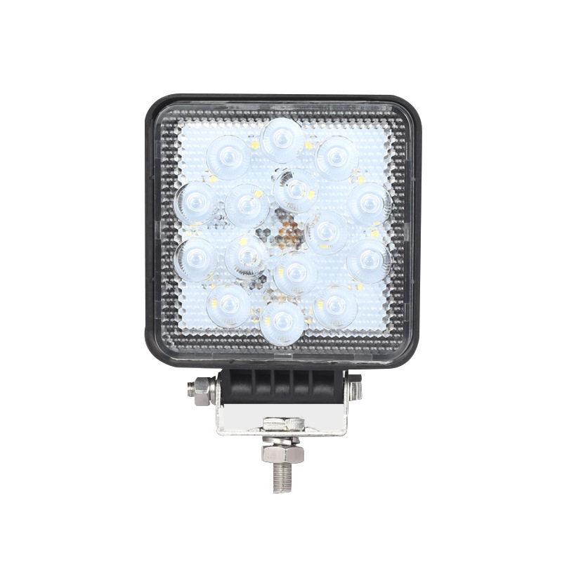 三目新款3英寸25W LED工作灯方形工程车灯叉车灯越野改装车灯6015