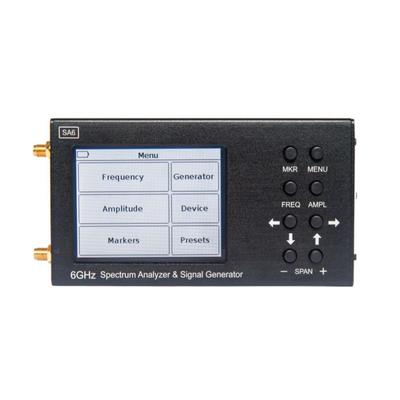 3.2寸手持频谱分析仪SA6.支持35-6200MHz信号发生器频谱仪