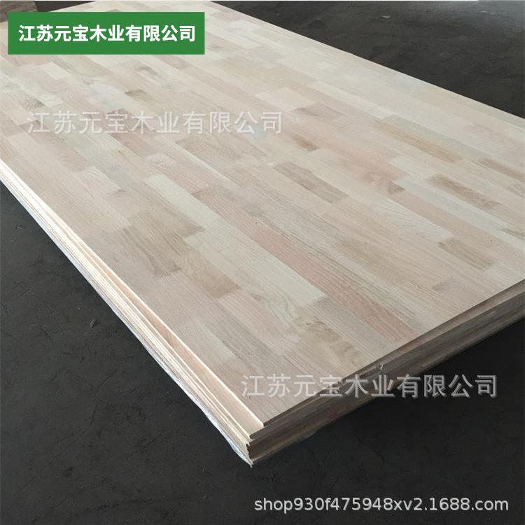 北美红橡指接板红橡实木拼板橡木楼梯板木门台面板