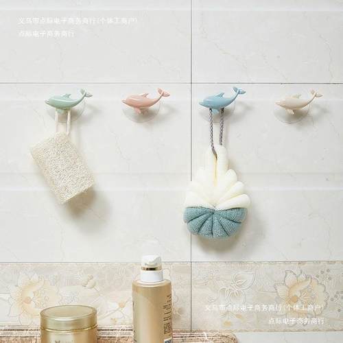 门后粘钩无痕打孔毛巾衣服创意北欧风免钉免厨房玻璃浴室