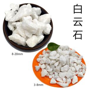 白云石庭院造景大颗粒白色石子地坪用白云石白色鹅卵石雪花白石子