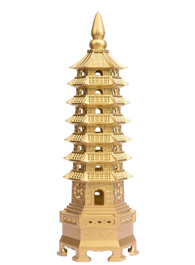 黄铜文昌塔福禄当头纹理清晰精细