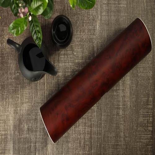 厂家直销威诗柏木纹即时贴自粘防水加厚木纹家具贴波音软片雀眼纹