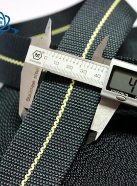 44mm宽凯夫拉编织带 对位芳纶1414阻燃耐高温织带 高强耐磨织带