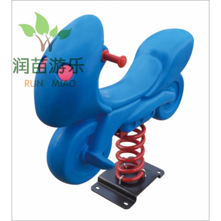 儿童塑料弹簧摇摇乐公园小区动物摇马户外游乐设备幼儿园健身器材