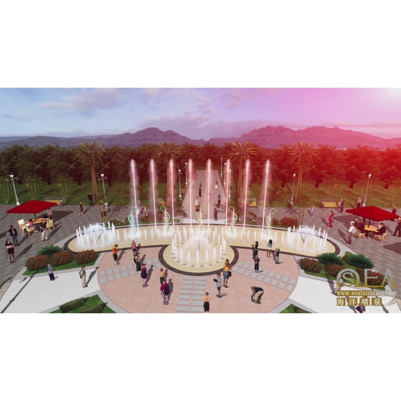 制作各类尺寸旱式不锈钢多媒体音乐喷泉,商业/办公家具,喷泉,淘宝优惠券,粉丝福利购,淘宝优惠卷