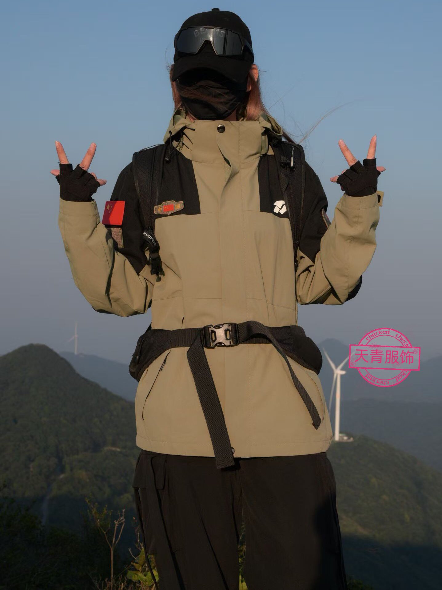际华3543新款三合一冲锋衣军绿保暖秋冬季反绒内胆外套登山情侣装图片
