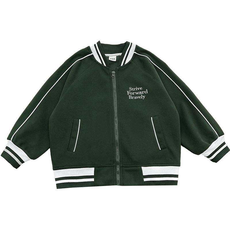 海妈家2026春秋新款男童洋气韩版棒球服外套夹克衫春装衣服儿童潮