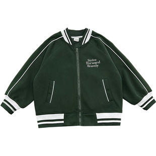 海妈家2026春秋新款男童洋气韩版棒球服外套夹克衫春装衣服儿童潮