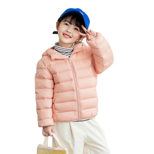 2025新款儿童轻薄羽绒棉服男女童短款中大童棉袄外套春秋冬款