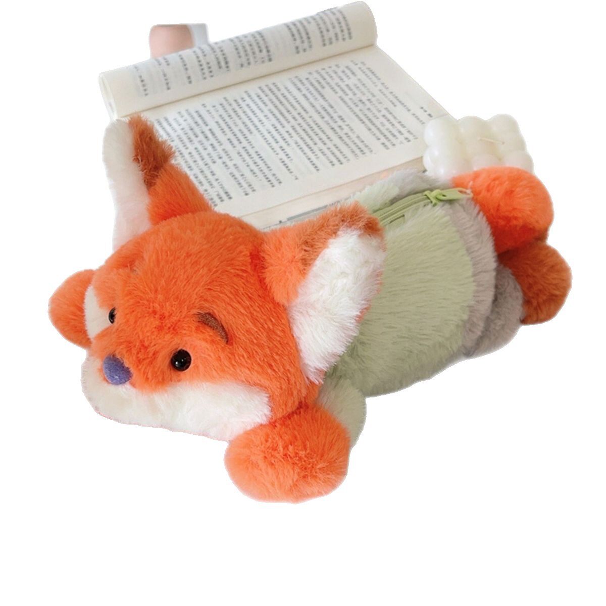 可爱卡通领带尼克狐笔袋日系玩偶公仔文具收纳袋高颜值2025新款