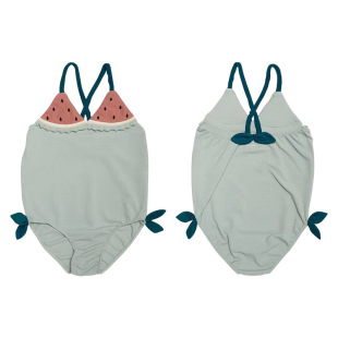 儿童水果造型游泳衣可爱速干女童吊带泳衣 ins风时尚 2026夏季 新款