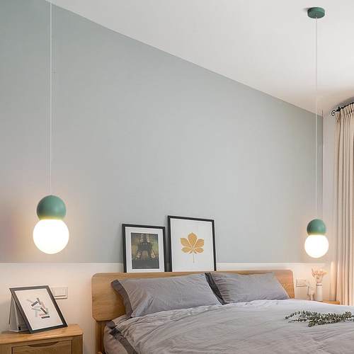 设计CT5032师的灯北欧风格灯具代简约餐吧台单温馨现卧室床头头厅