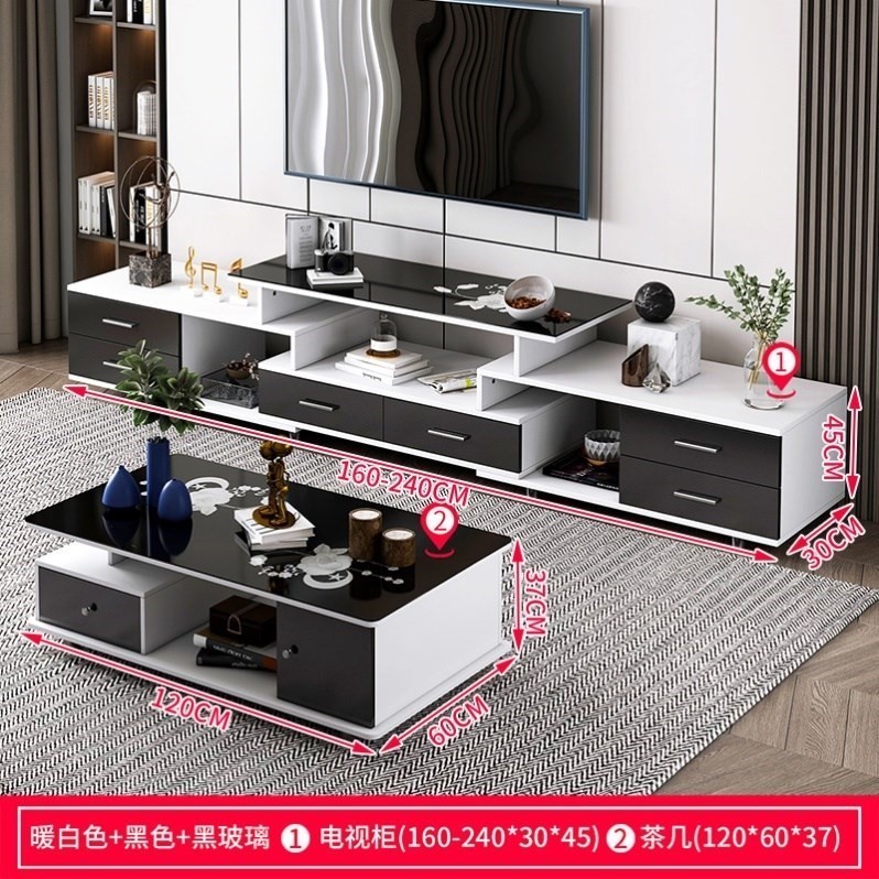单独电视机柜加高现代简约客厅2021年新款小型北欧风格储物柜墙u.