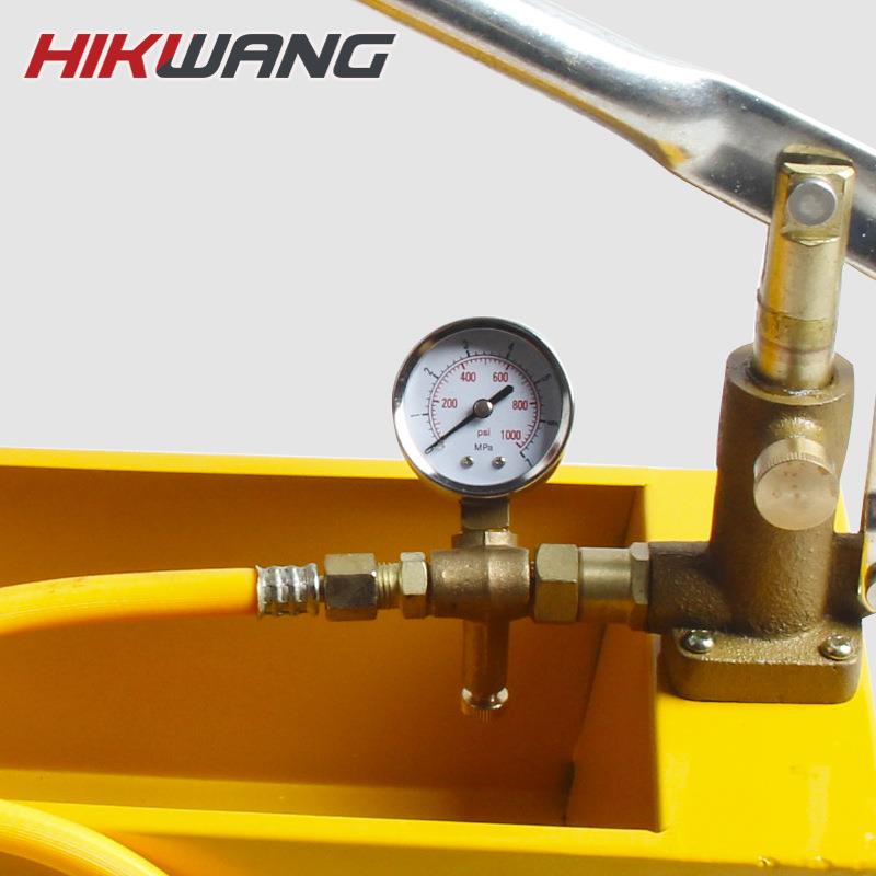 40公试压泵手动小水压测试泵小型斤家型用管安SY-4.0L装长箱sy-4.