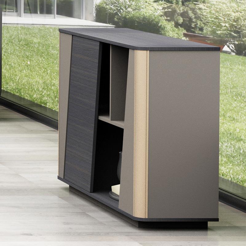 轻储奢置移动文物柜 办公室件WD-01H12茶柜商用活动客厅长条水柜