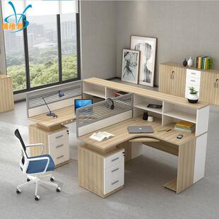 简约现公代职家员办公员桌组BWY-1001合办具屏风桌职员桌工位