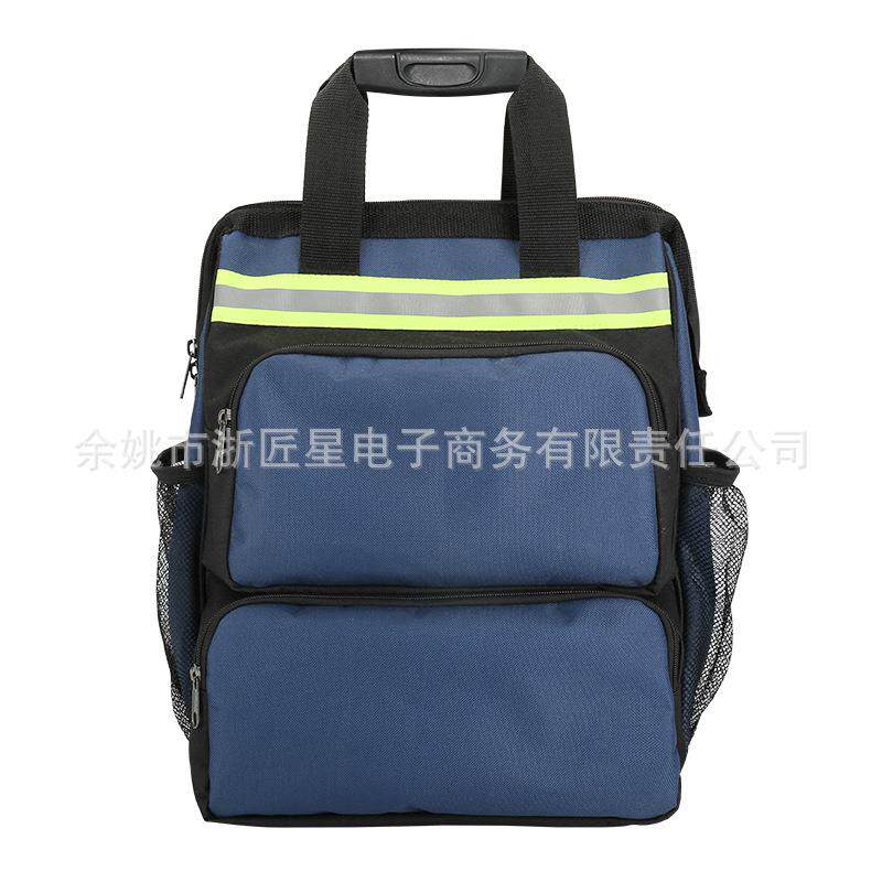 新款直销多功能维修双肩工具包木工电工维修工具帆布加大防水移动