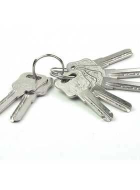 新款直销双面双开铁柄A级锁芯全铜 室内门AB铁钥匙弹子纯铜防盗门