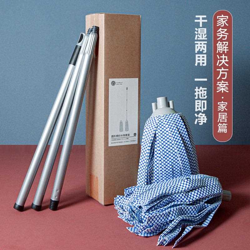 新款直销家用一拖净传统老式无纺布吸水拖把干湿两用瓷砖地板去污