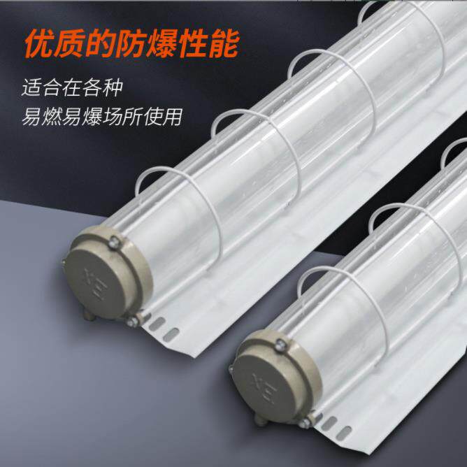 新款直销LED防爆灯荧光灯隔爆型T8单管/双管车间厂房仓库灯罩灯管