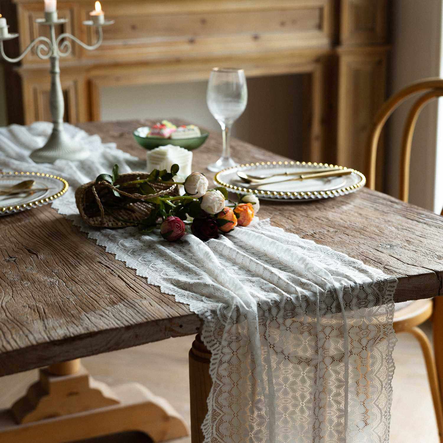 新款直销蕾丝桌旗美式复古桌巾电视柜盖巾家用装饰床旗梳妆台围巾,居家布艺,桌旗,淘宝优惠券,粉丝福利购,淘宝优惠卷