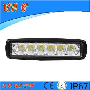 新款直销射灯18W长条汽车12vLED辅助检修工作灯24vled工作灯汽车