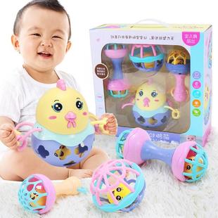 box soft baby ball teether gift rattles rubber chick Baby