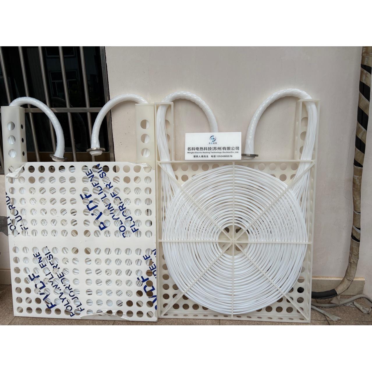 聚四氟换热器化工电镀化学板框换热器铁氟龙交换器金钢线换热器