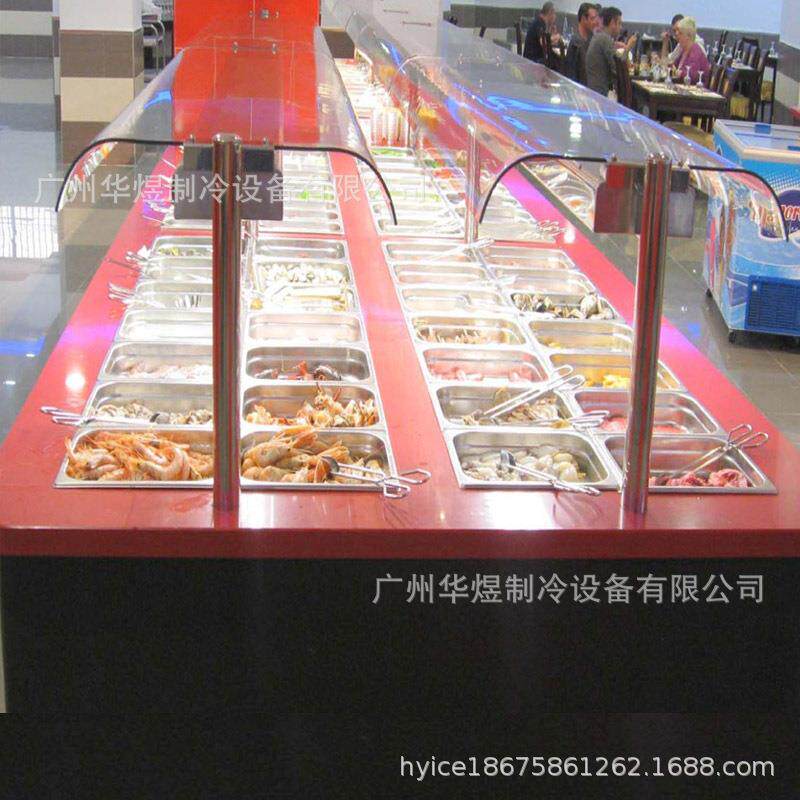 供应各种出口冷热食物自助餐柜自助餐台生产厂家