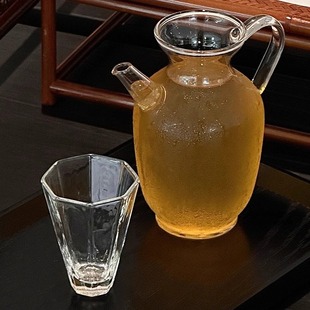 高硼硅玻璃茶壶透明小号煮茶壶耐热茶杯过滤泡绿茶器仿宋执壶茶具