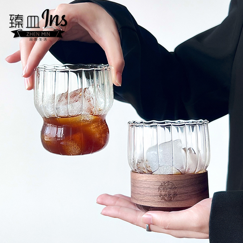 臻皿咖啡杯威士忌杯送杯套