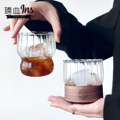 臻皿咖啡杯威士忌杯送杯套