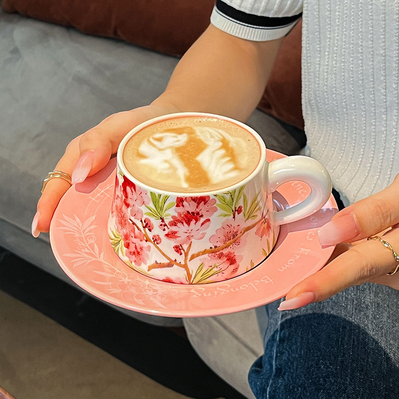 臻皿ins咖啡杯復古原創