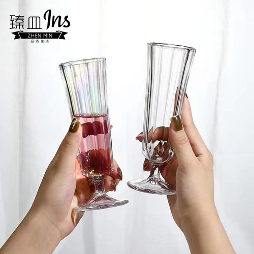 臻皿ins玻璃杯高颜值玻璃杯
