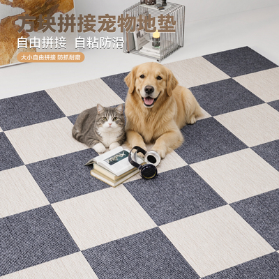 宠物地垫拼接地毯防猫抓耐撕咬