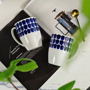 芬兰24小时高颜值简约风陶瓷马克杯早餐杯水杯牛奶杯情侣生日礼物