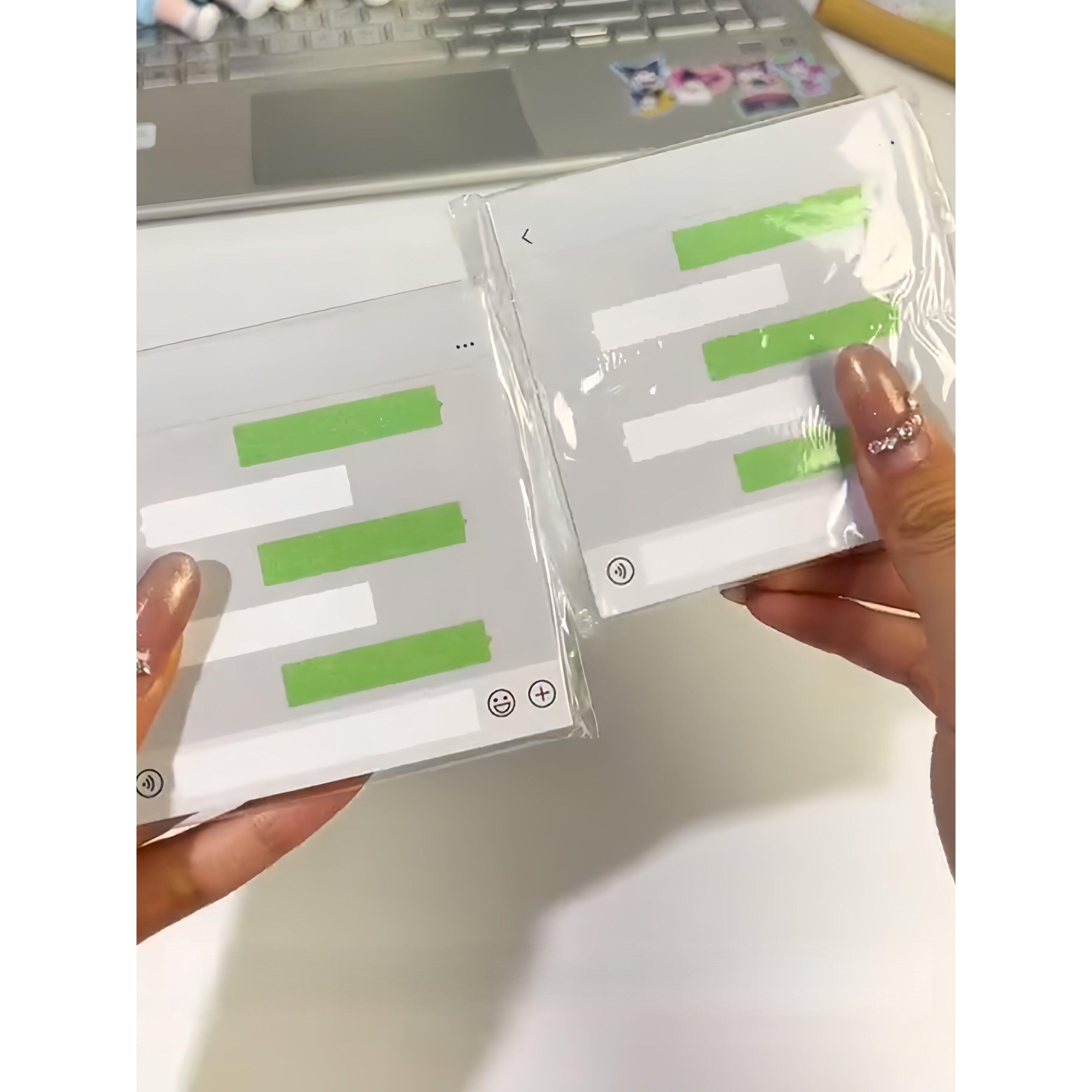 ins风创意微信便签纸可撕式对话框留言贴办公室桌面装饰搞怪贴纸