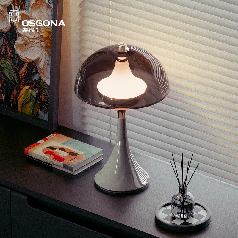 法式奶油风台灯轻奢卧室床头灯