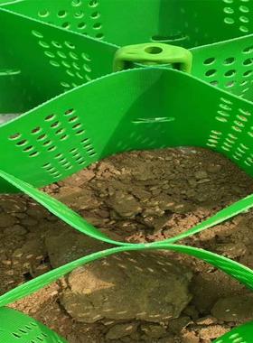 绿色土工格室 蜂巢花格MRV室施工法 蜂压HD窝PE方土工格室