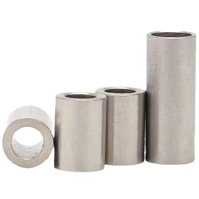 4不锈钢加长圆螺母圆柱钢套轴套10无牙40螺套空心衬套M6M7M8M0M31