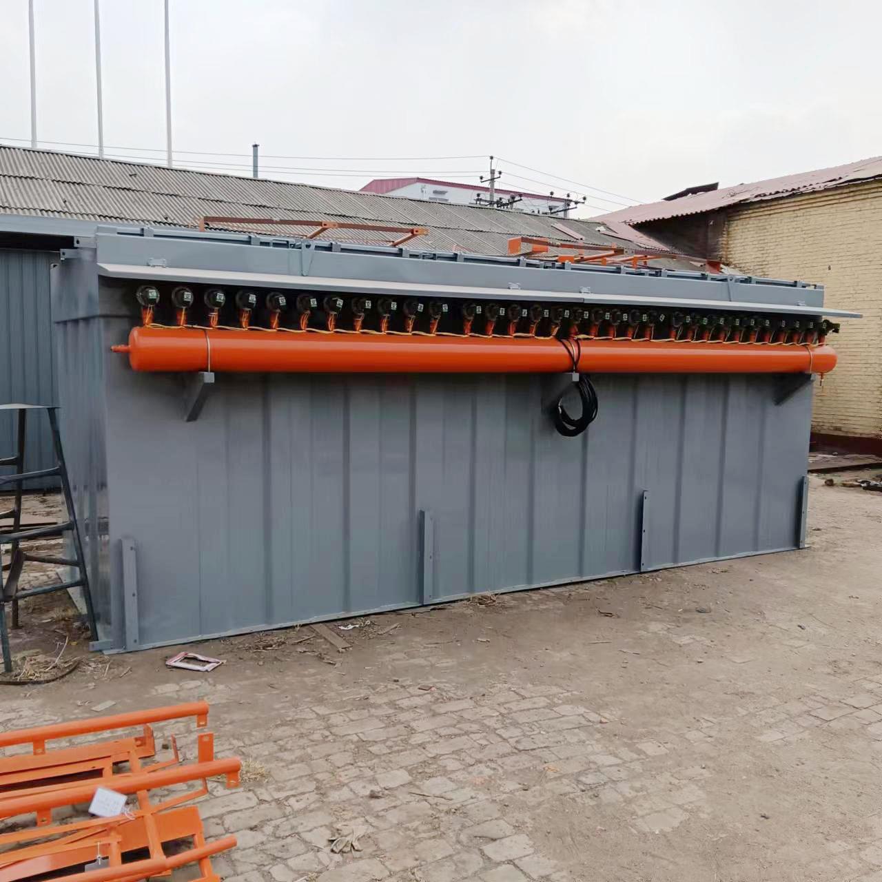 工QSW自动业脉冲袋式单机锅炉玻高温纤毡袋顶式仓除尘器木工