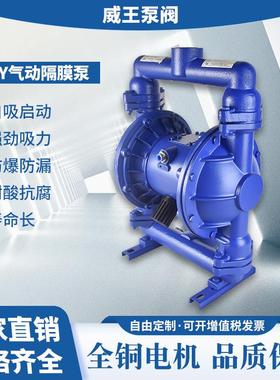 新935一动代PVDF气家隔膜泵，QB5Y-0氟塑料气动隔膜泵，厂直销隔